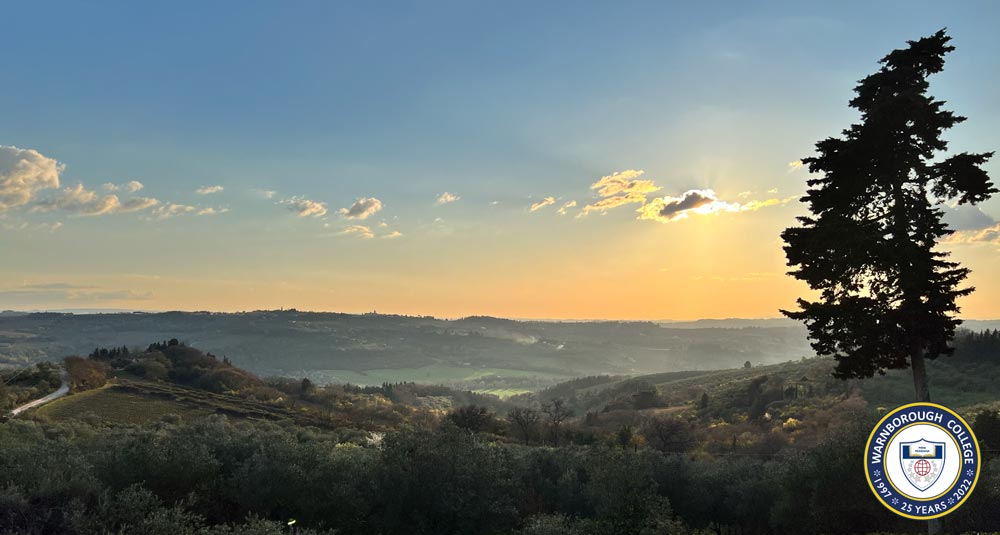 The Tuscan landscape is a sight for sore eyes