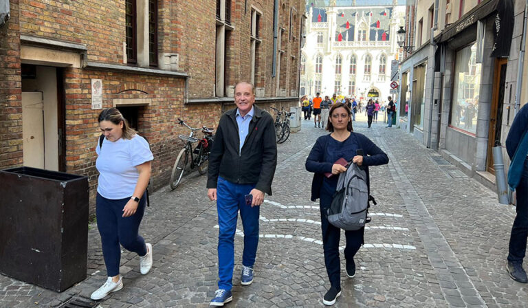 Sightseeing in historic Bruges was a must