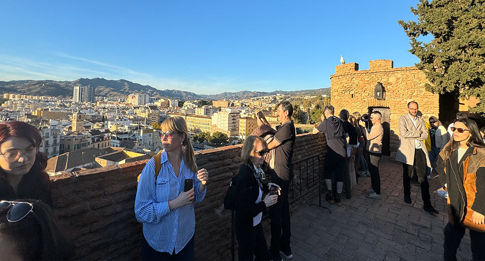 Participants also got to visit the Roman Theatre and the Alcazaba, a Moorish fortress.